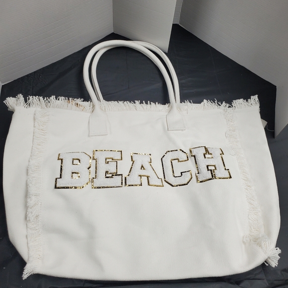 NWOT Women's Beach Shoulder Summer Tote Bag - Picture 2 of 12